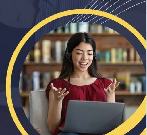 Online tutoring session