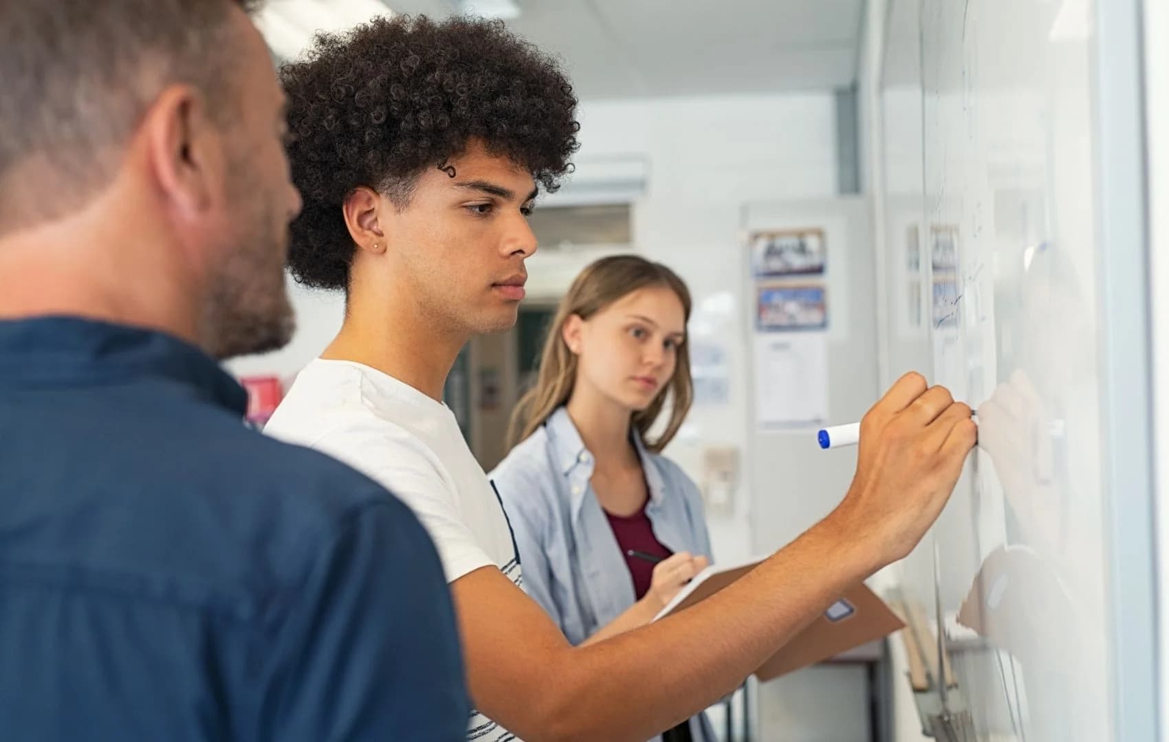 Students actively learning